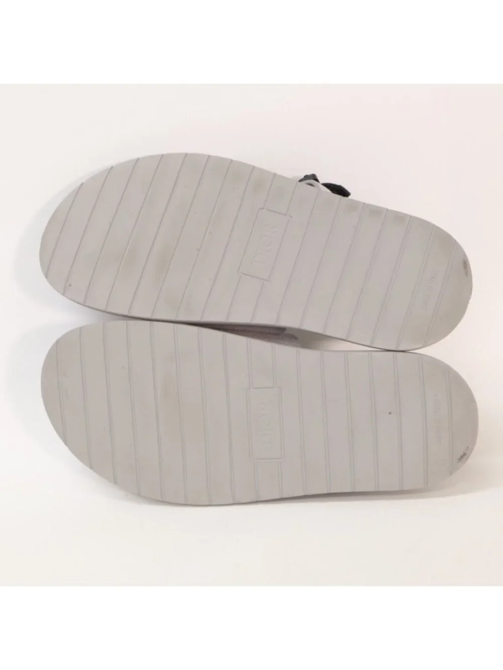Dior Aqua Slide Sandals with Buckle